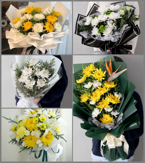 安徽黄山市歙县金川乡伏黄村白事花束代送